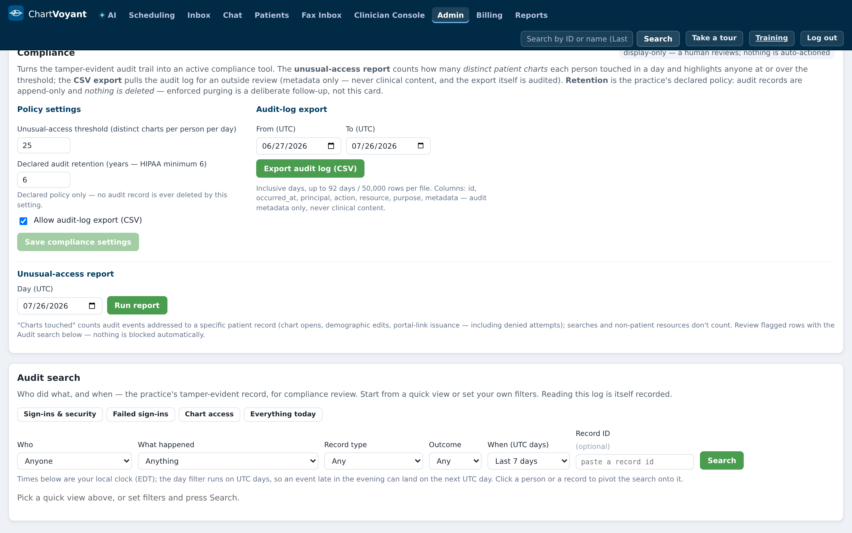 ChartVoyant screenshot