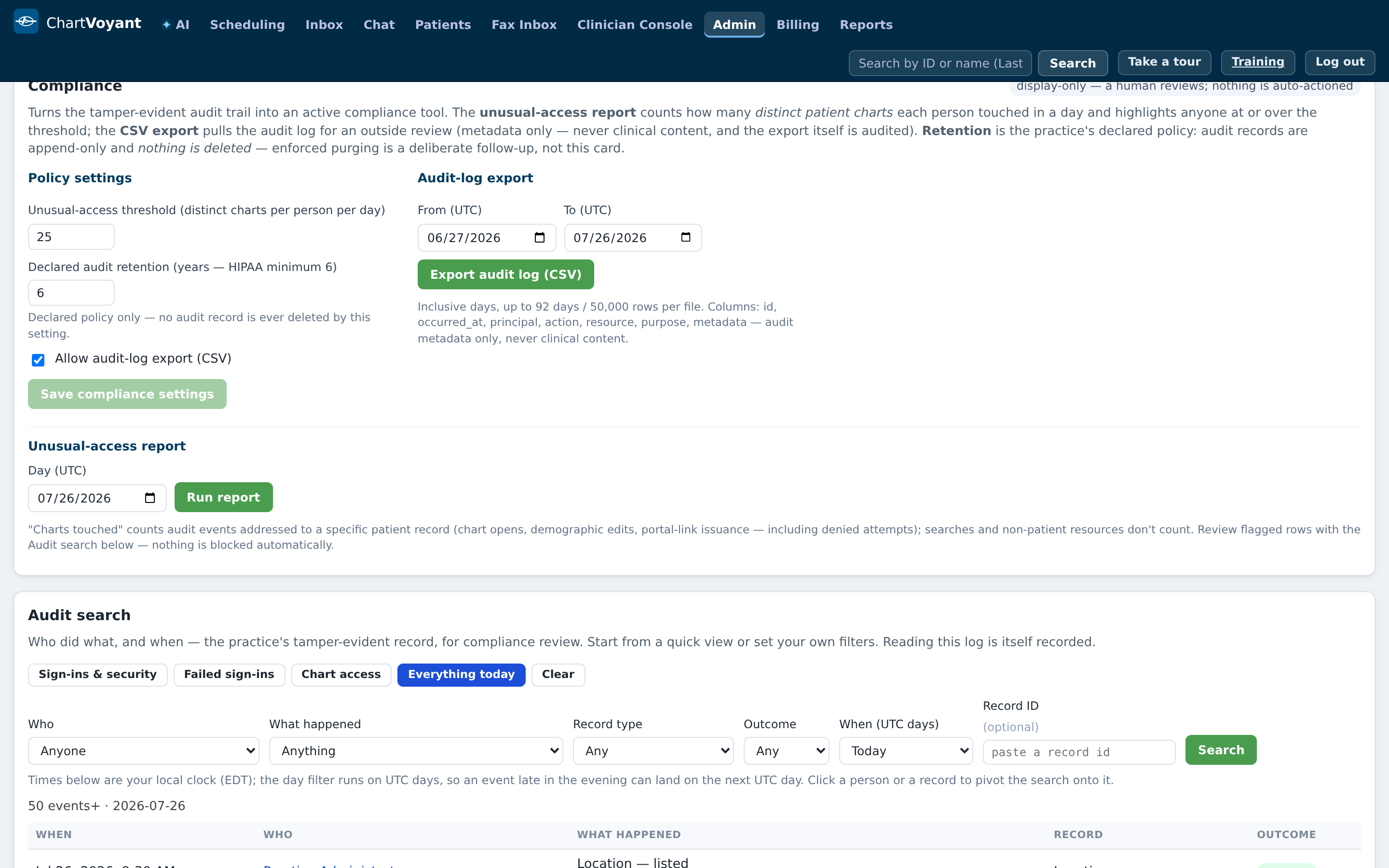 ChartVoyant screenshot