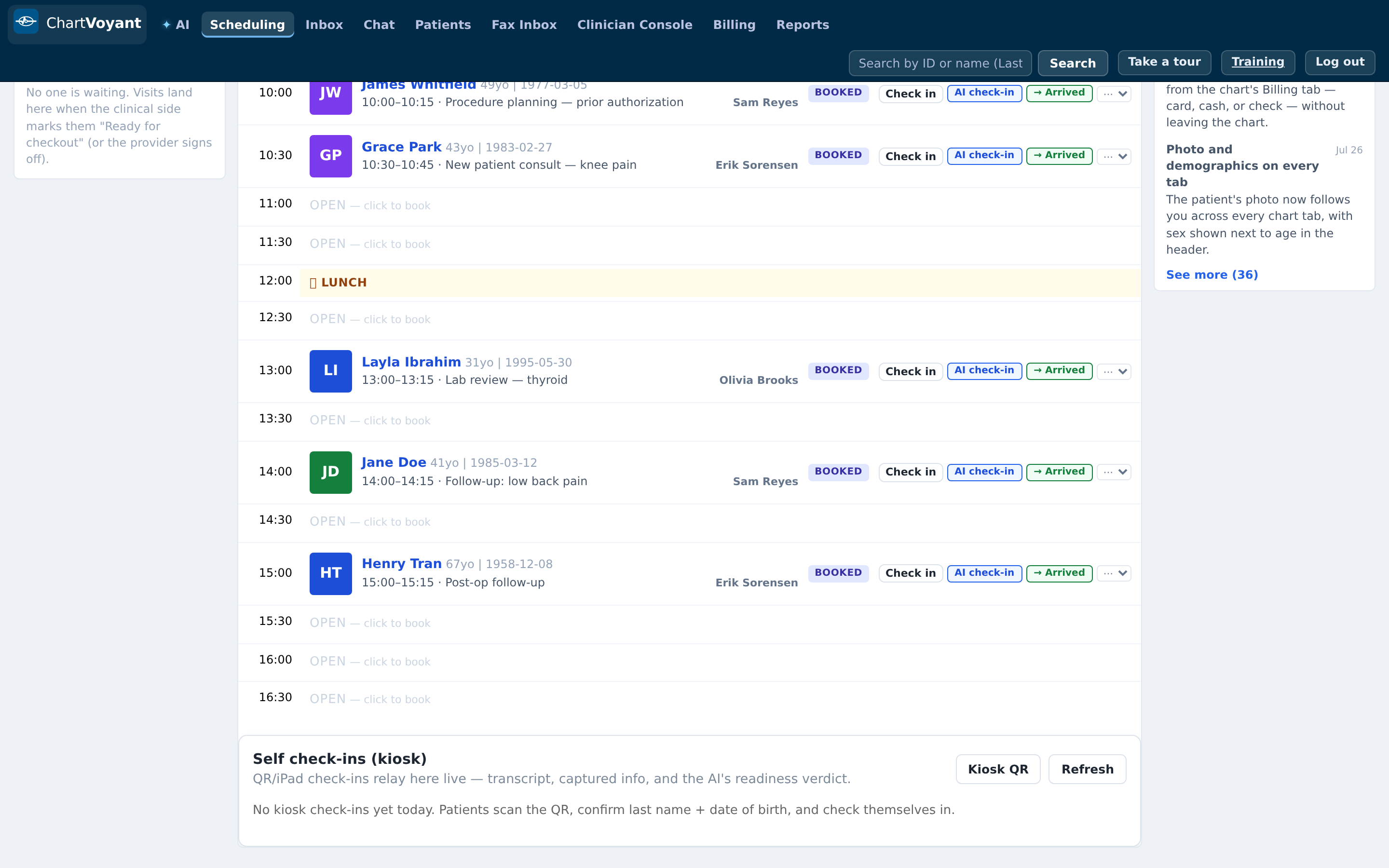 ChartVoyant screenshot