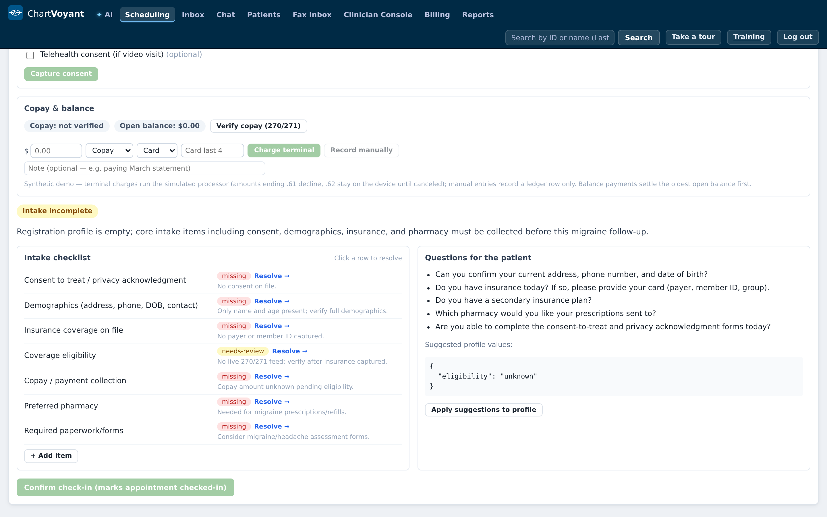 ChartVoyant screenshot