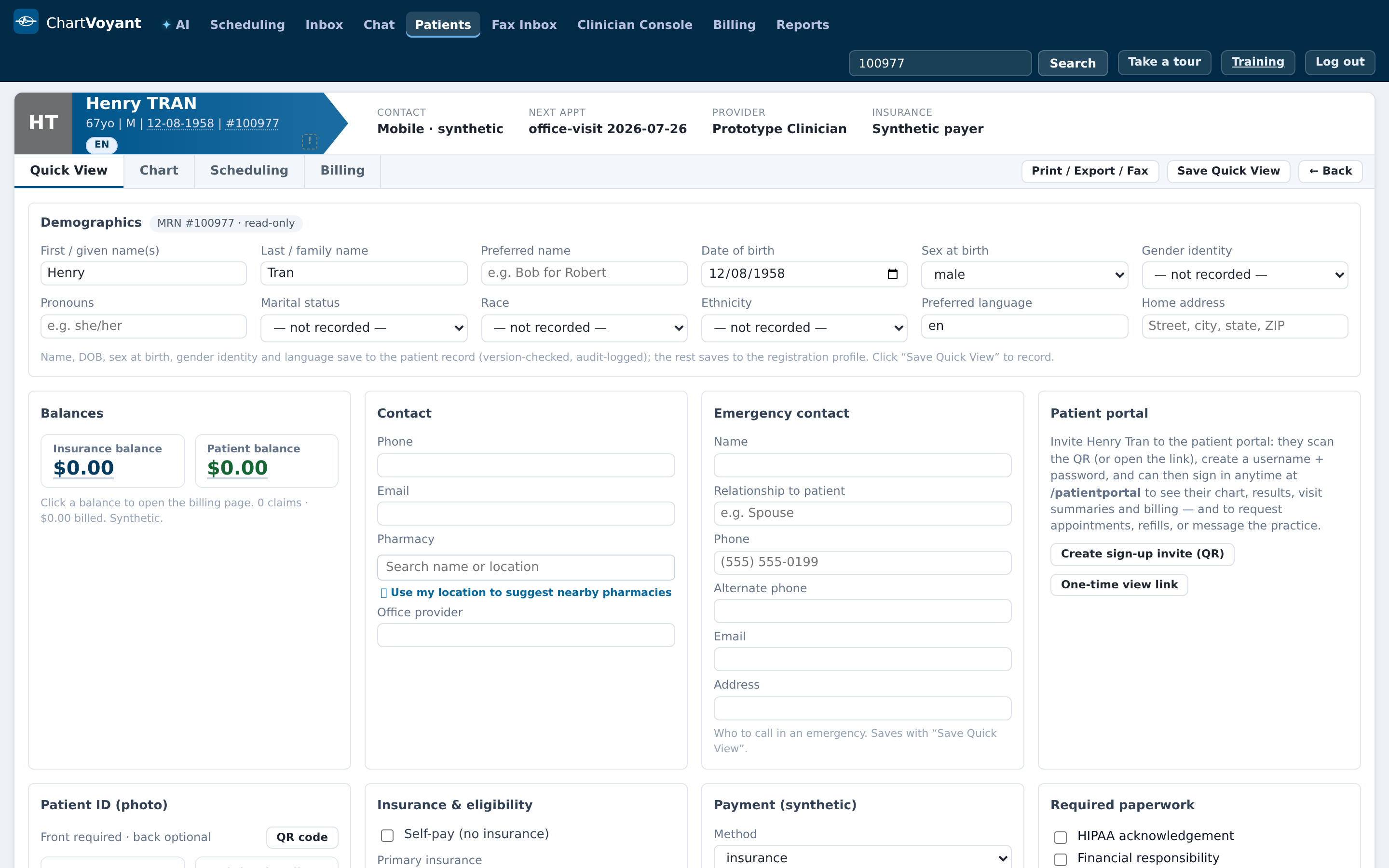 ChartVoyant screenshot